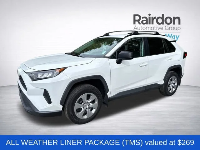 Used 2021 Super White Toyota LE image 3
