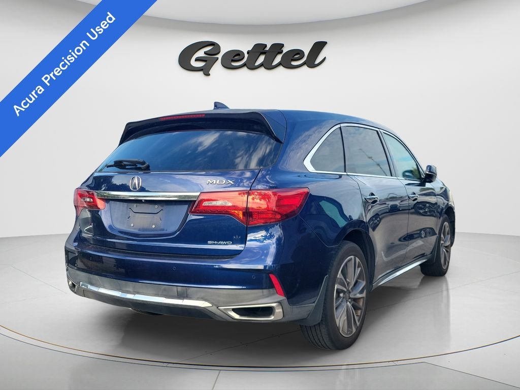Certified Used 2019 Blue Acura 3.5L Technology Package image 4