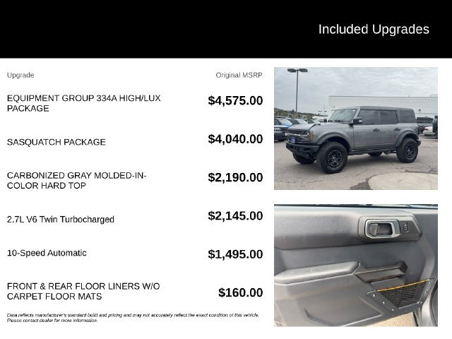 Used 2024 Gray Ford Badlands image 5
