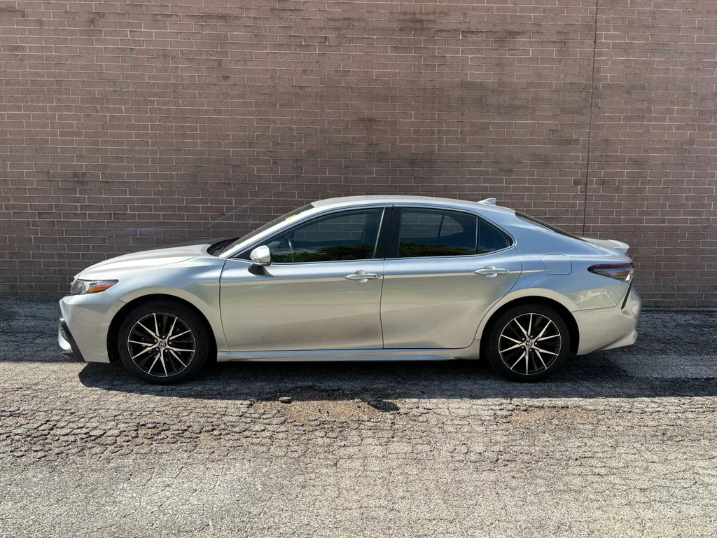 Used 2024 Celestial Silver Metallic Toyota SE image 2