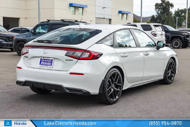 New 2026 Platinum White Pearl Honda FWD Sport image 9