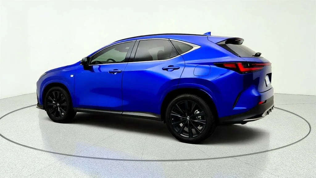 Used 2022 Ultrasonic Blue Mica 2.0 Lexus NX 450h+ F SPORT AWD w/ Panoramic View Monitor & 6.6kW Charger image 7
