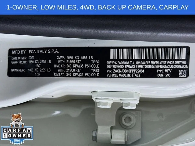 Used 2023 White Jeep Latitude image 30