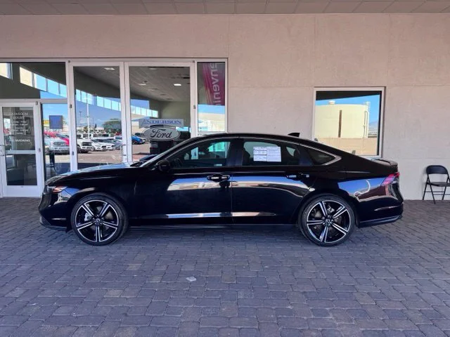 Certified Used 2023 Crystal Black Pearl Honda Sport image 2