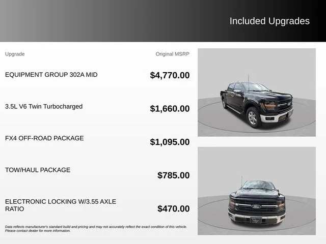 Used 2024 Black Ford XLT image 4