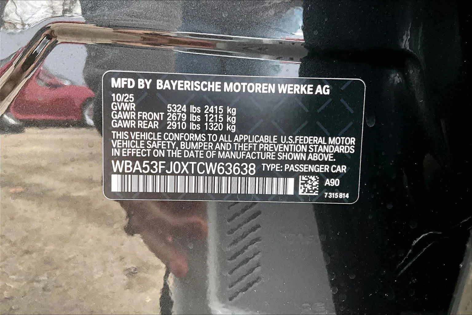 New 2026 Dark Graphite Metallic BMW 530i xDrive image 12