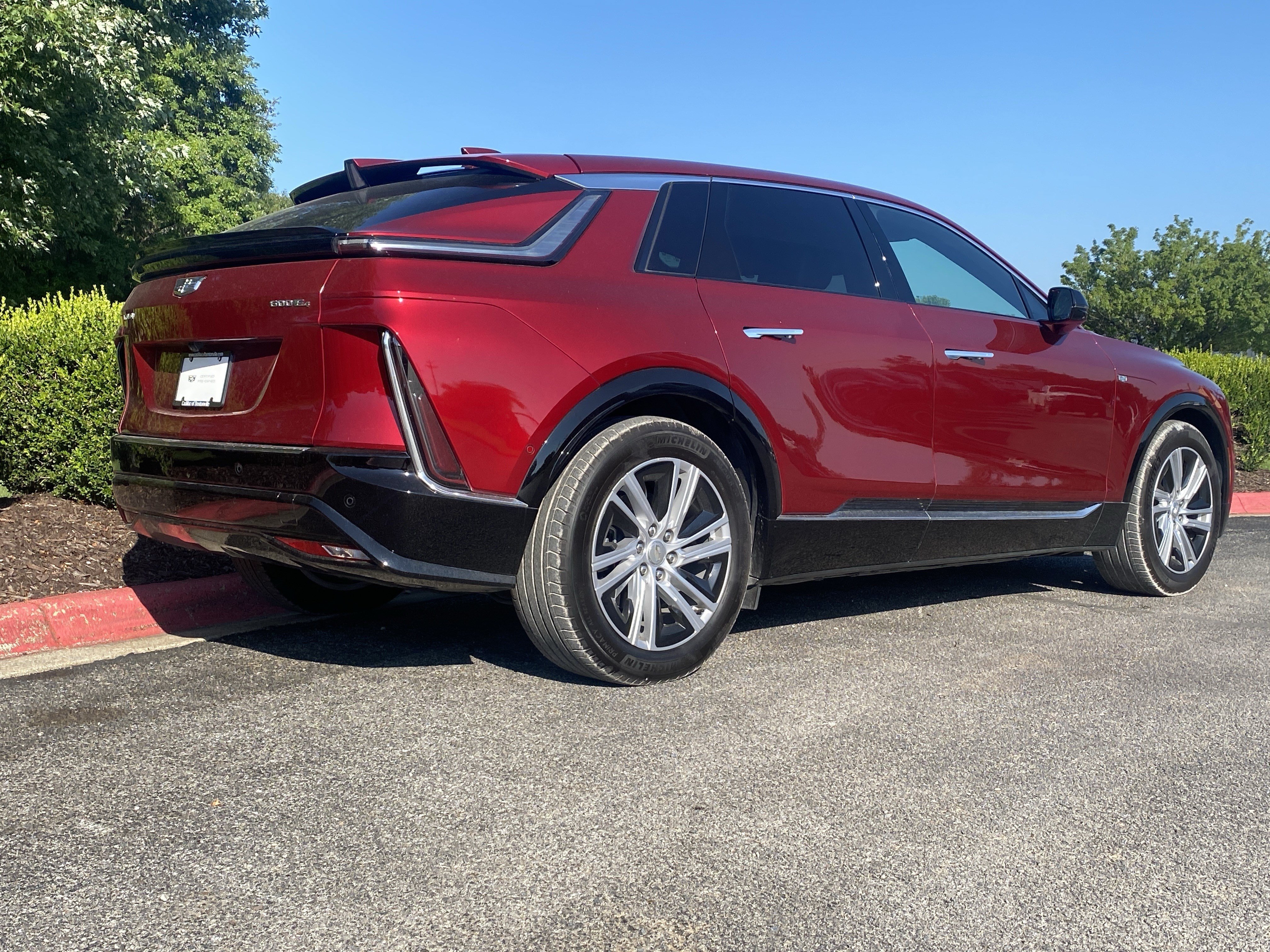 Certified Used 2024 Radiant Red Tintcoat Cadillac Tech image 2