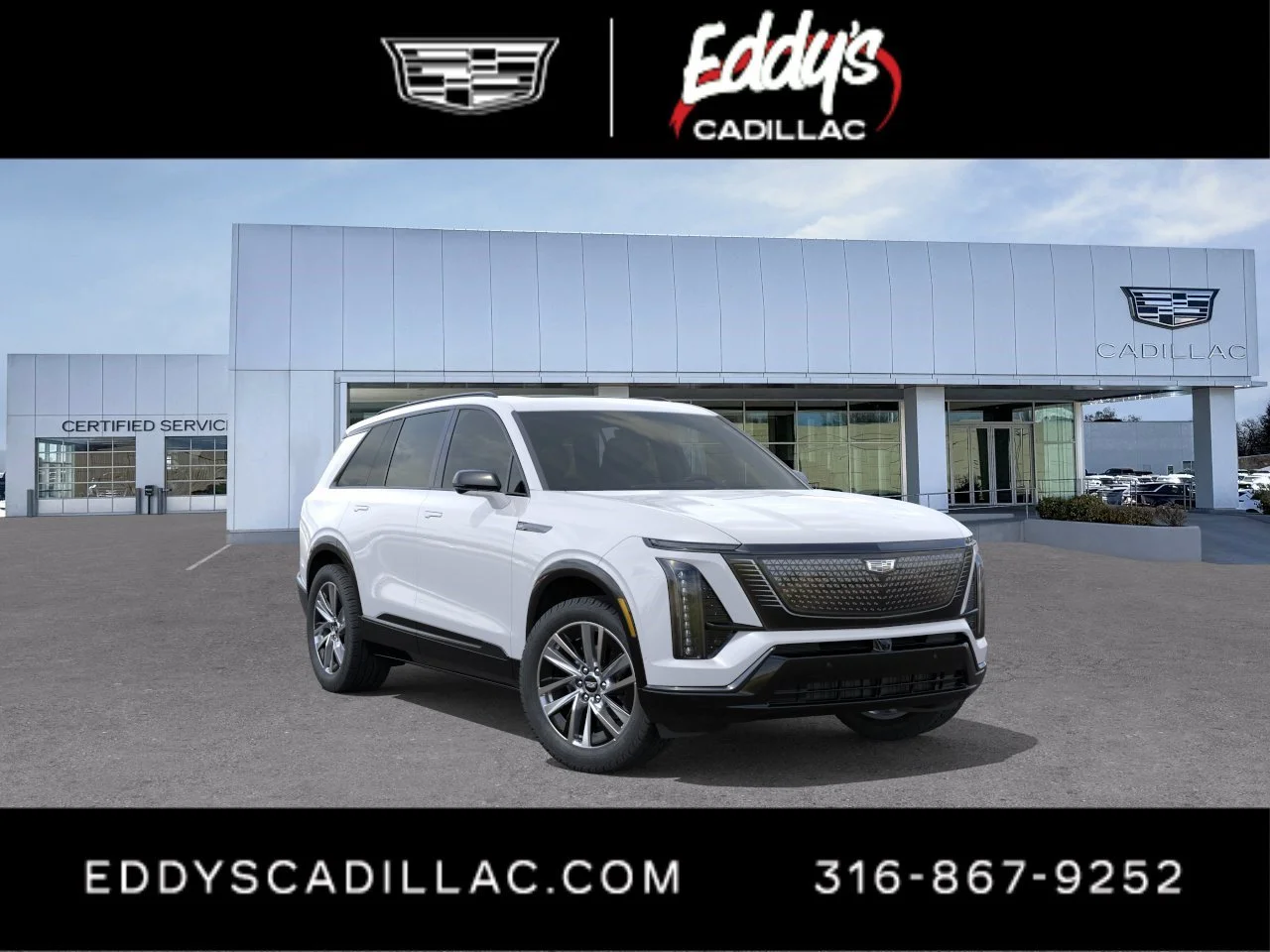 New 2027 Vibrant White Tricoat Cadillac Sport image 1