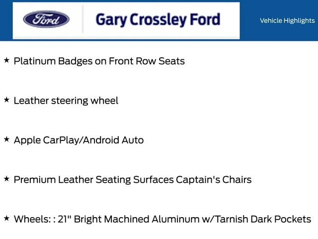 New 2026 Star White Metallic Tri-Coat Ford Platinum™ image 19
