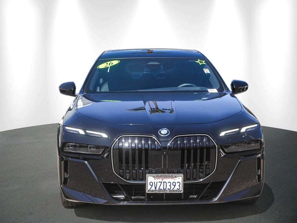 Used 2026 Black Sapphire Metallic BMW 750e xDrive image 2