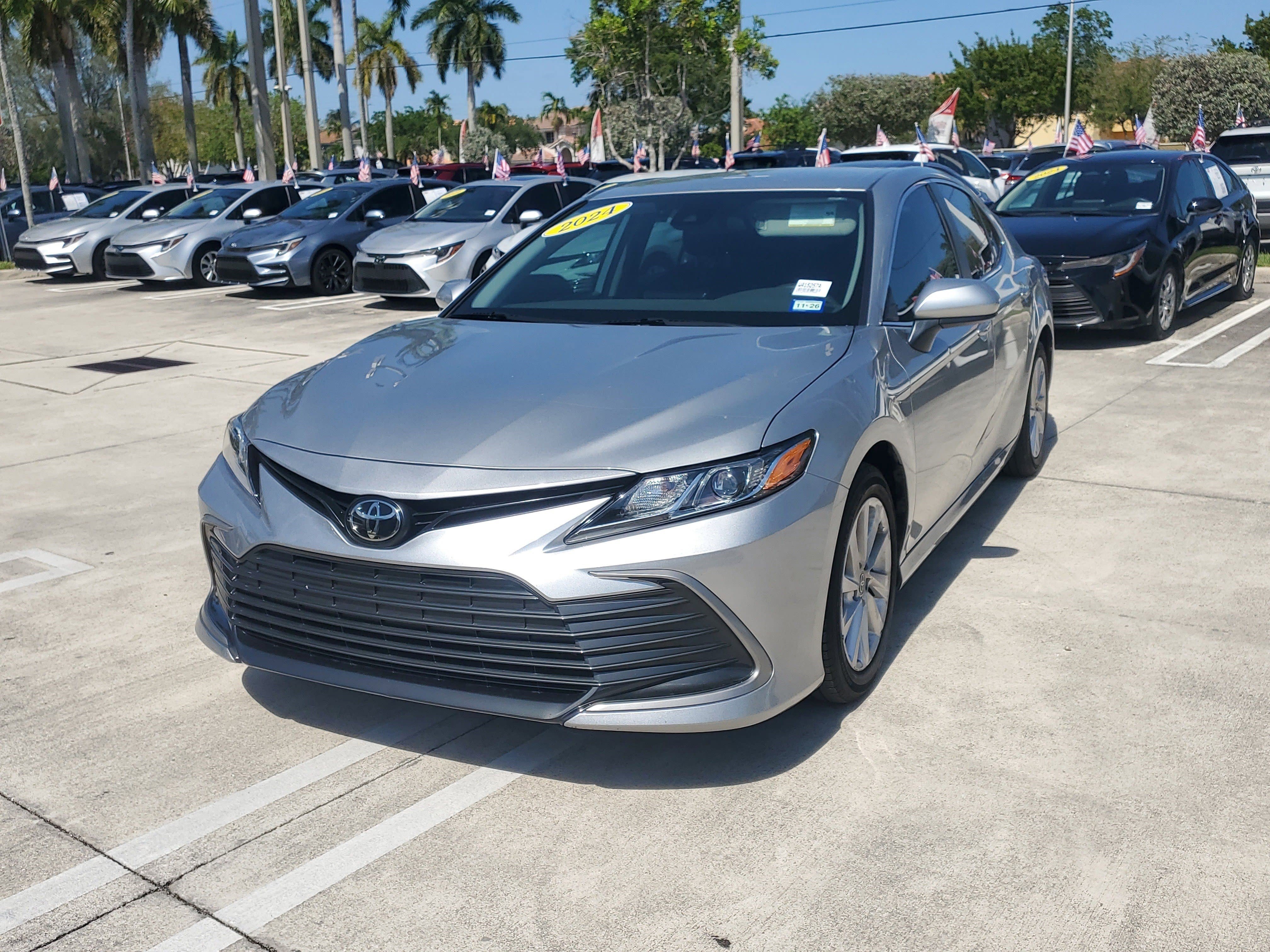 Used 2024 Celestial Silver Metallic Toyota LE image 7