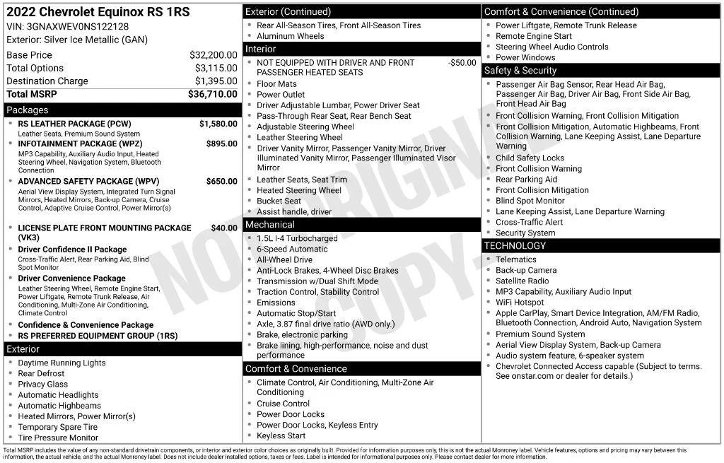 Used 2022 Silver Chevrolet RS image 11