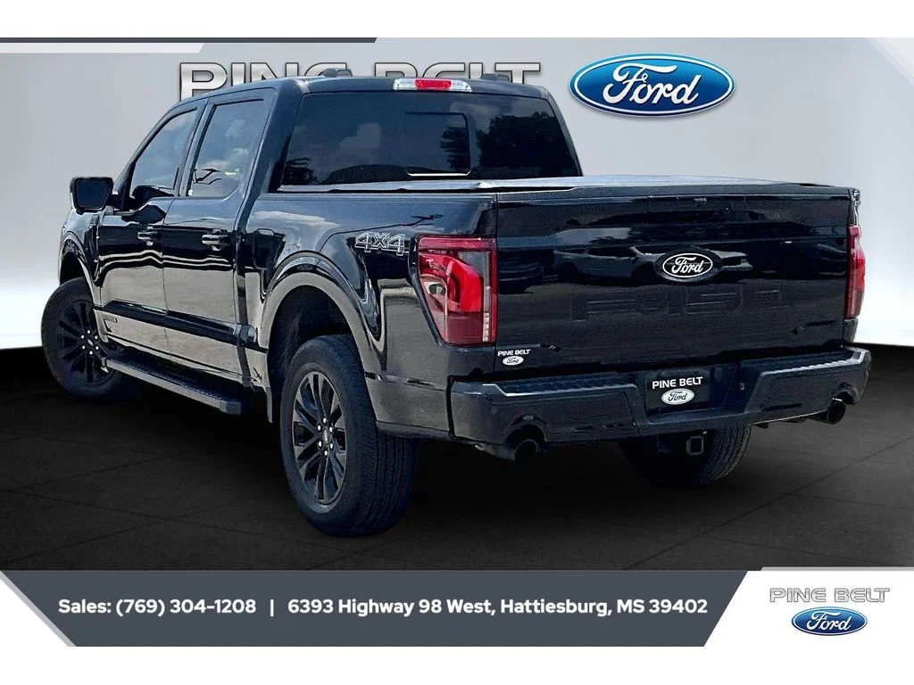 Used 2024 Agate Black Metallic Ford LARIAT image 2