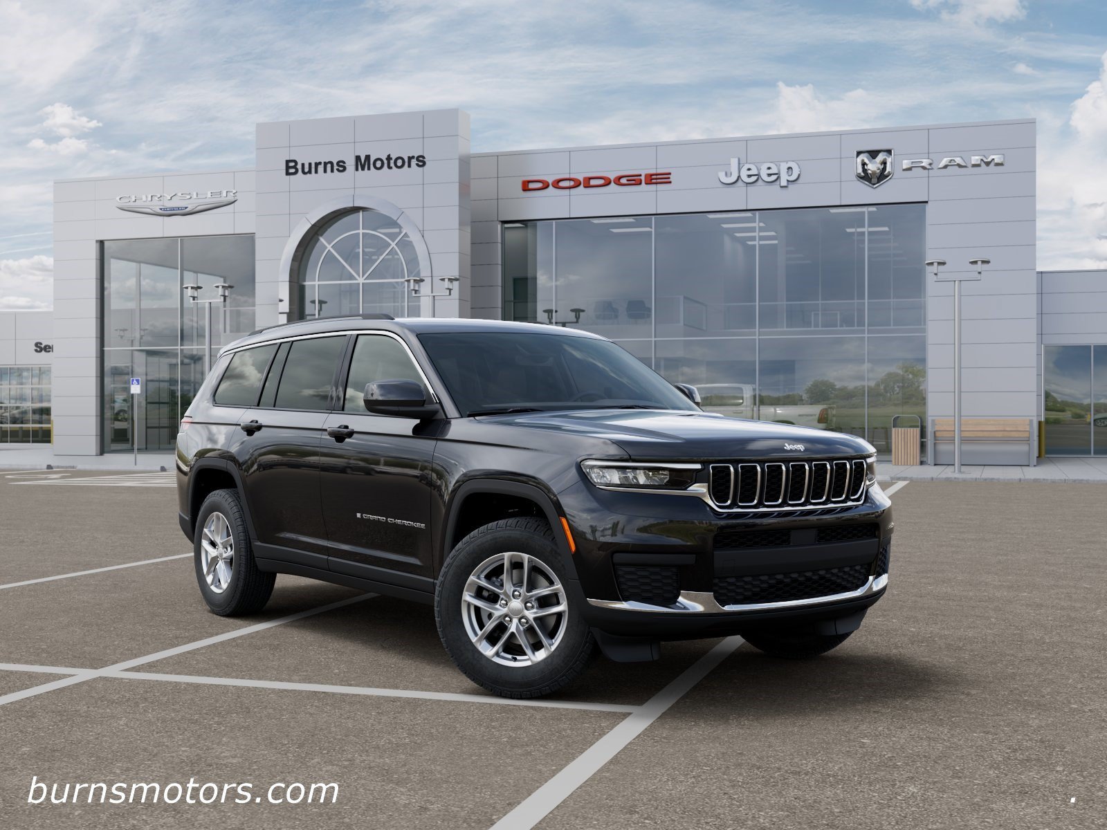 New 2026 Diamond Black Crystal Pearl-Coat Exterior Paint Jeep Laredo image 5