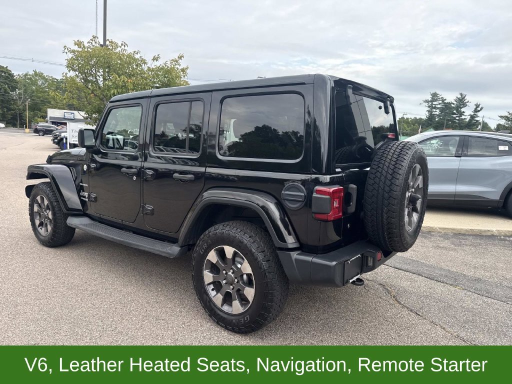 Used 2018 Black Jeep Unlimited Sahara image 3