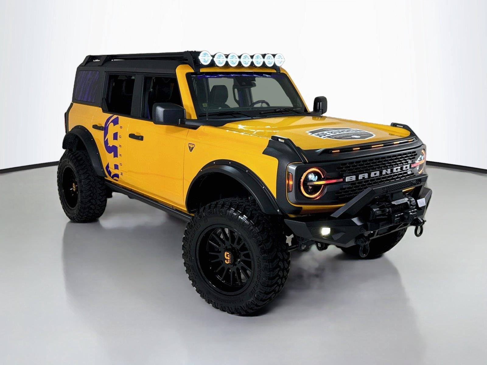 Used 2022 Cyber Orange Metallic Tricoat Ford Badlands | Custom Build for Joe Burrow Foundation image 64