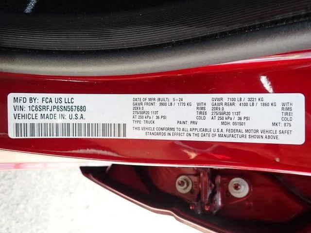 Used 2025 Red Ram Laramie image 19
