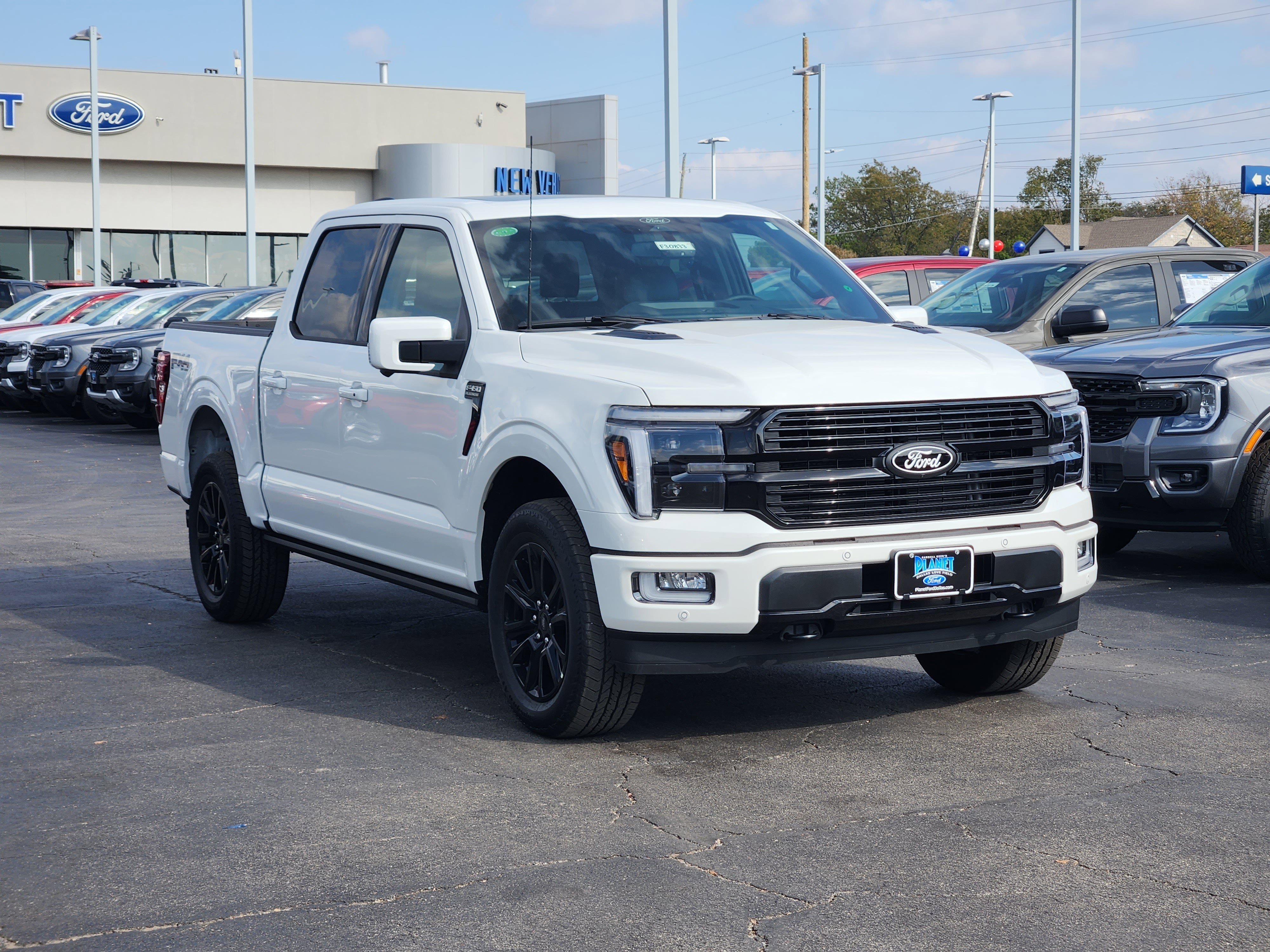 New 2025 Star White Metallic Tricoat Ford Platinum image 2