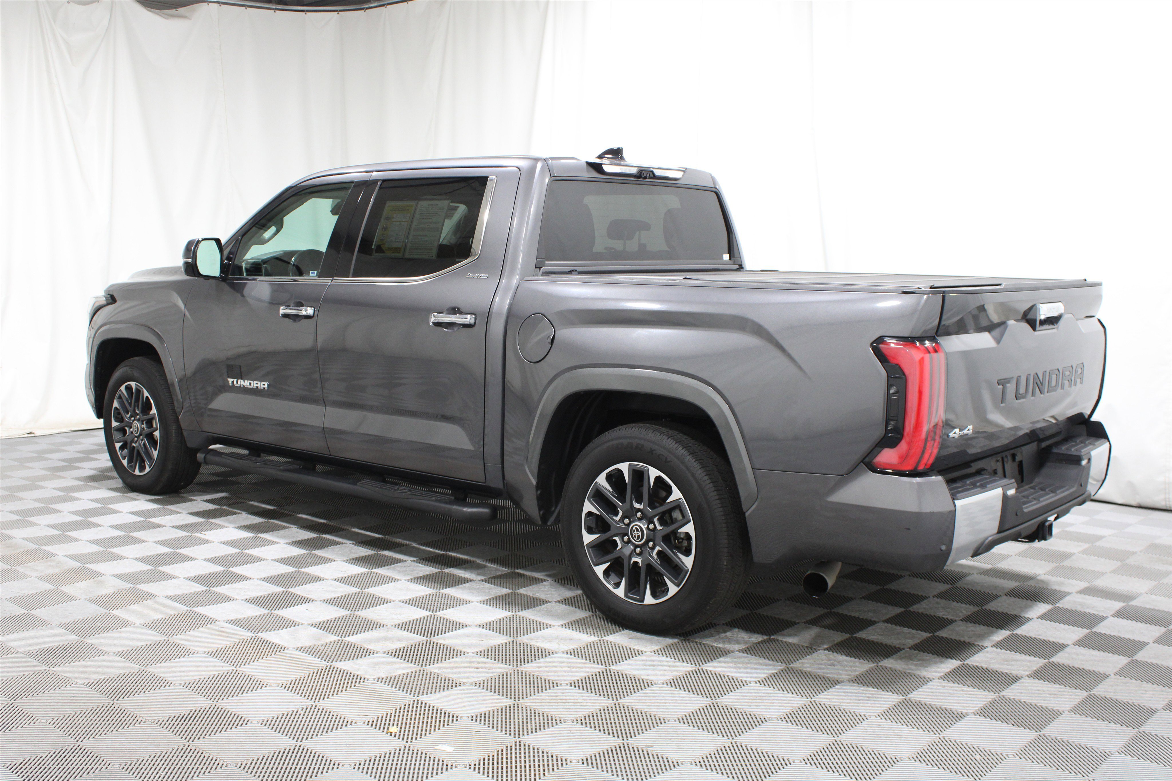 Used 2022 Magnetic Gray Metallic Toyota Crew Cab Limited image 32