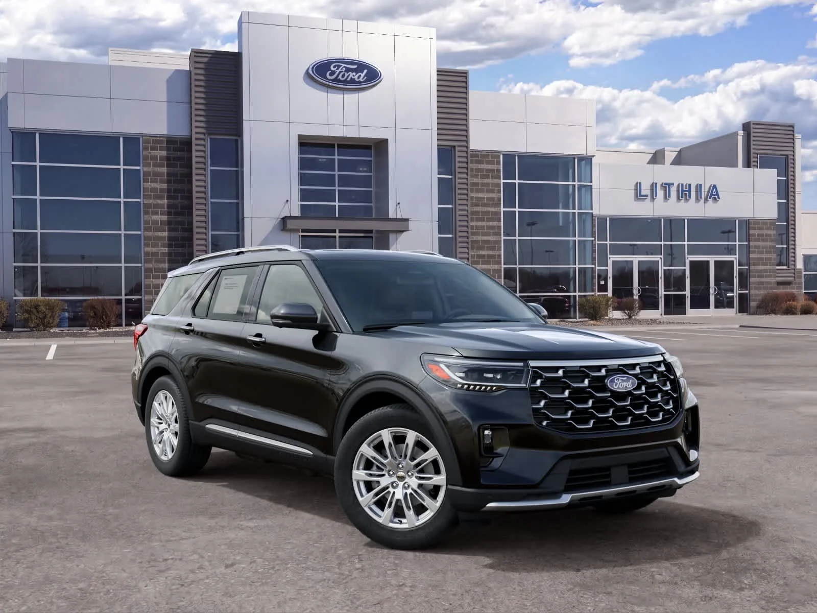 New 2027 Agate Black Metallic Ford Platinum™ image 4