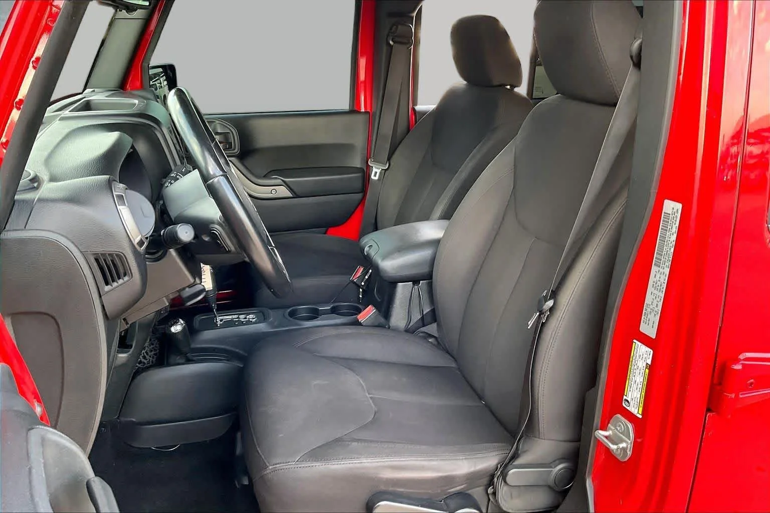 Used 2015 Firecracker Red Clear Coat Jeep Sport image 7