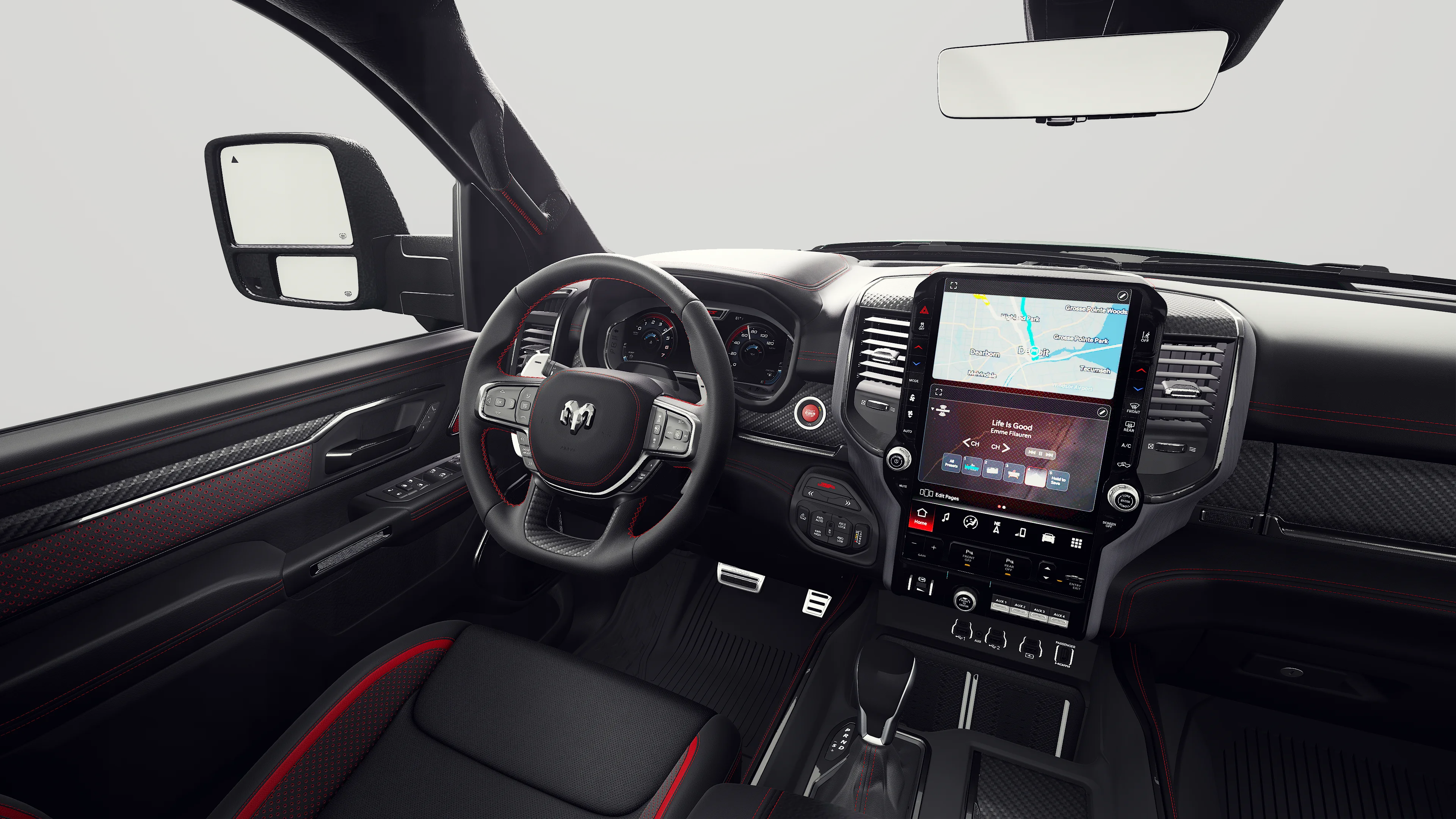 New 2027 Serrano-Green Metallic Exterior Paint RAM TRX image 8