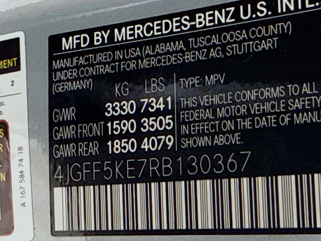 Used 2024 Cirrus Silver Metallic Mercedes-Benz GLS 450 image 33