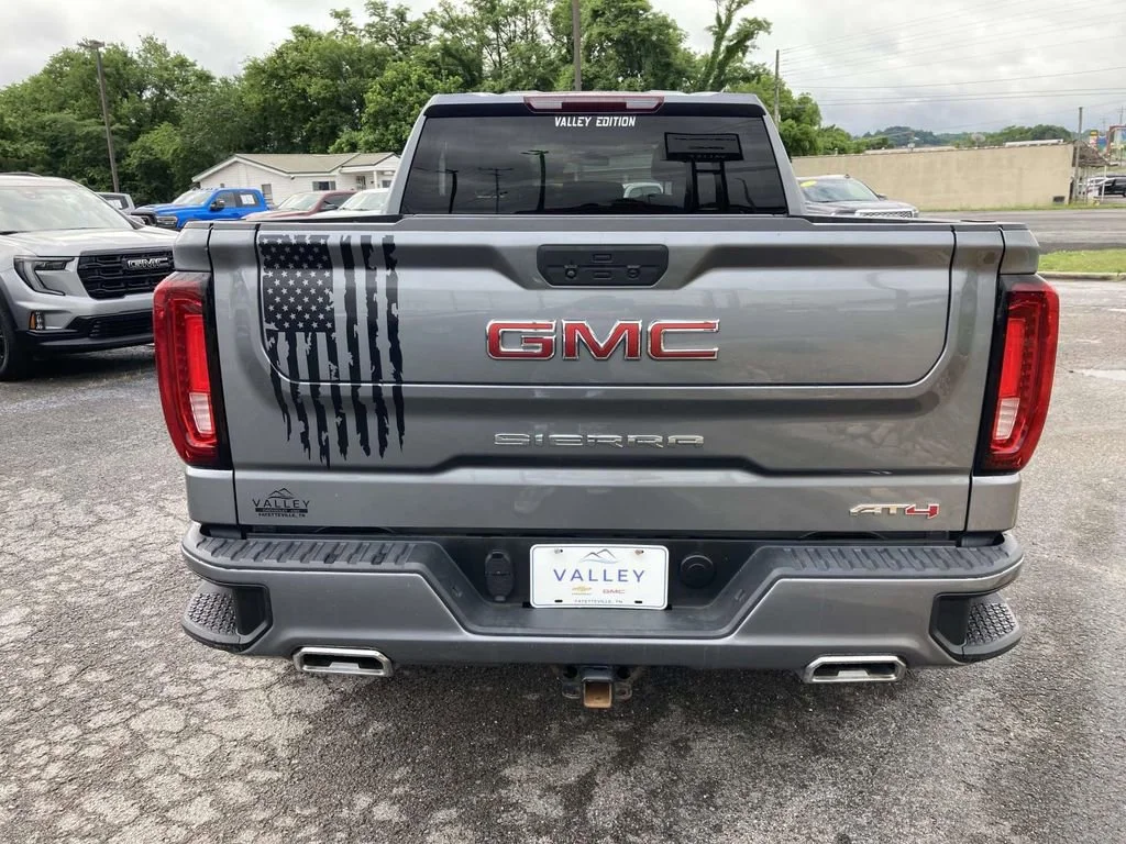 Used 2021 Satin Steel Metallic GMC AT4 image 5