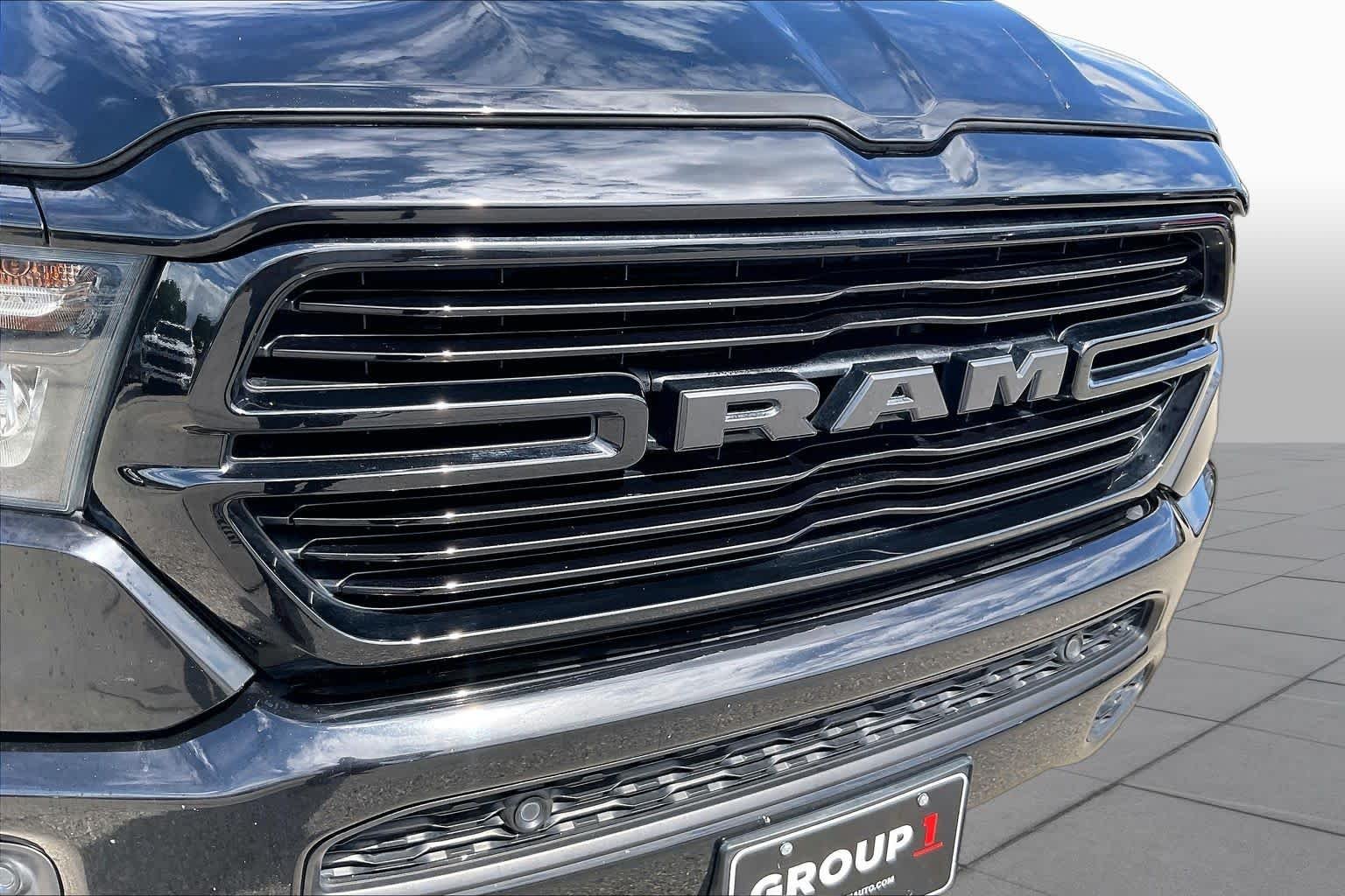 Used 2020 Diamond Black Crystal Pearlcoat Ram Lone Star image 29