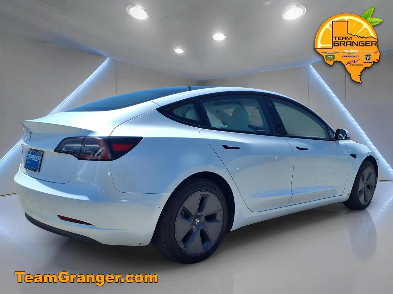 Used 2022 Tesla Model 3 Base with VIN 5YJ3E1EA3NF153373 for sale in Orange, TX