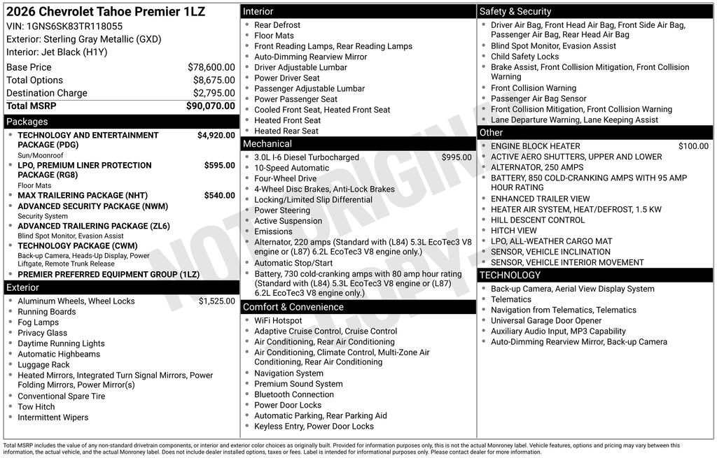 2026 Chevrolet Tahoe Premier - Photo 24