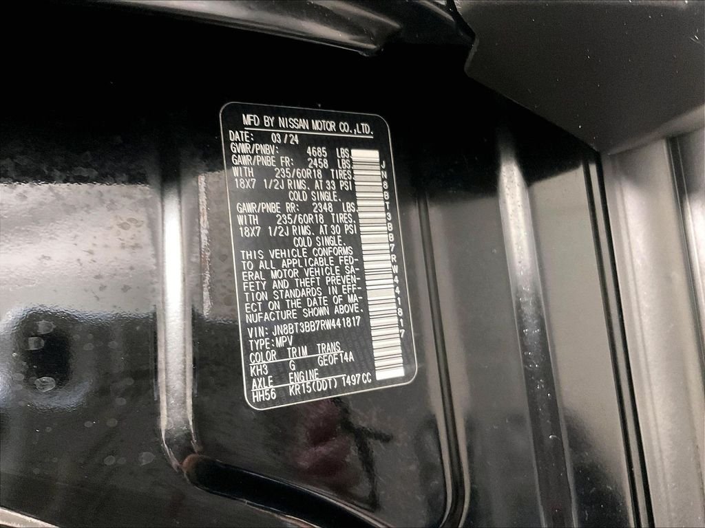 Used 2024 Black Nissan SV image 36