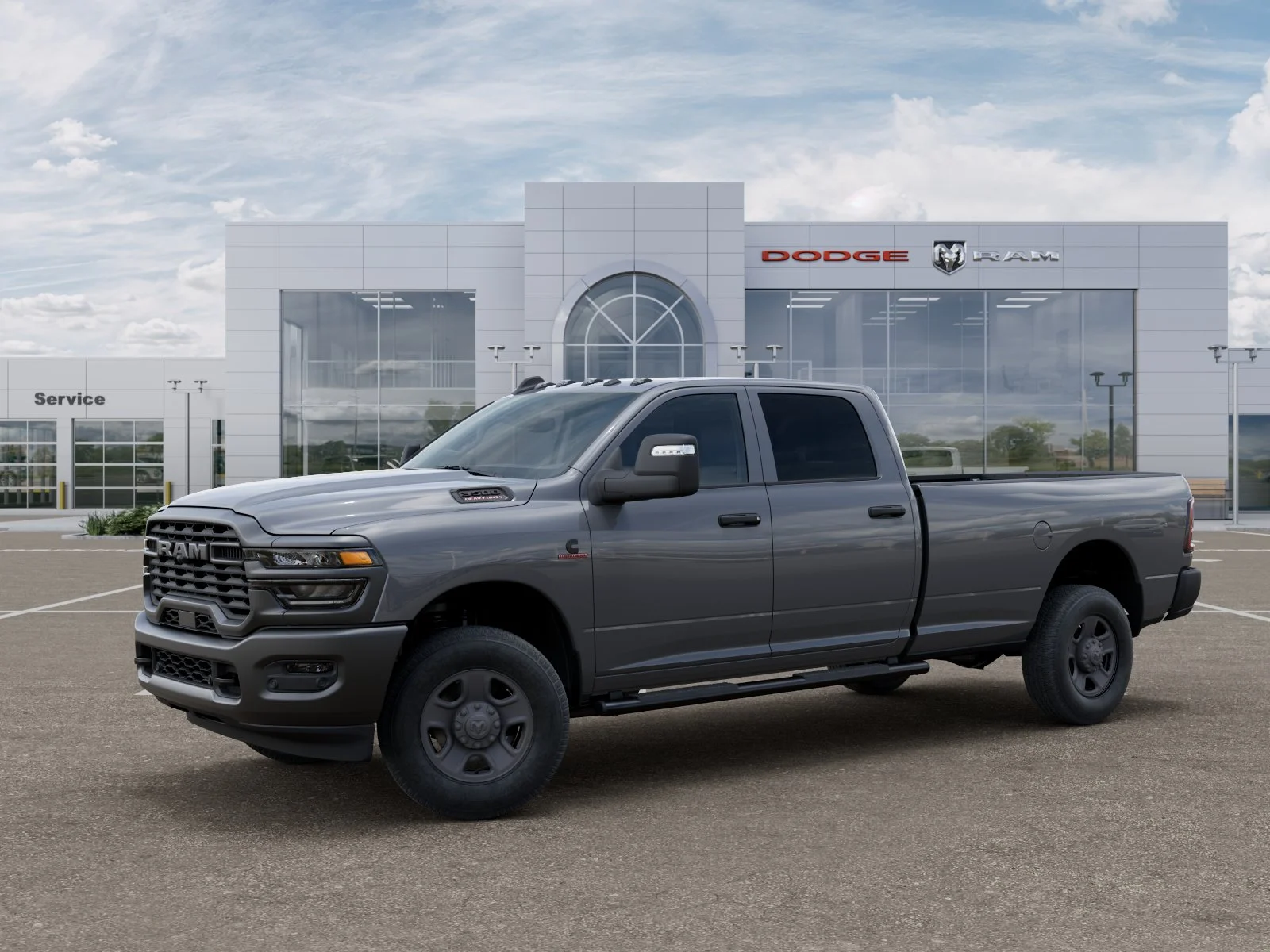New 2026 Ceramic Gray Clear-Coat Exterior Paint RAM Tradesman image 29