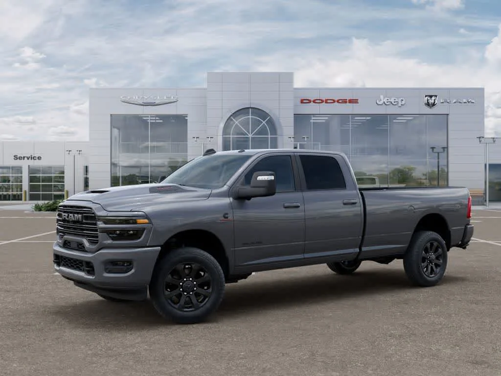New 2026 Ceramic Gray Clear-Coat Exterior Paint RAM Laramie image 2