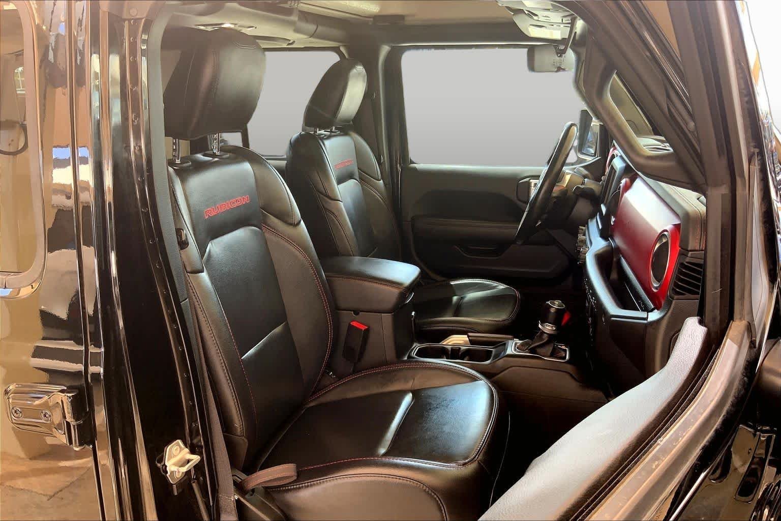 Used 2021 Black Clearcoat Jeep Unlimited Rubicon image 9