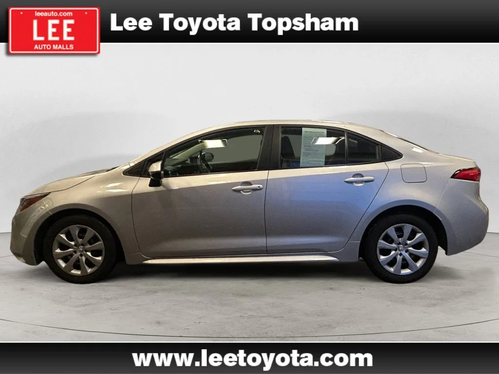 Used 2024 Classic Silver Metallic Toyota LE image 2