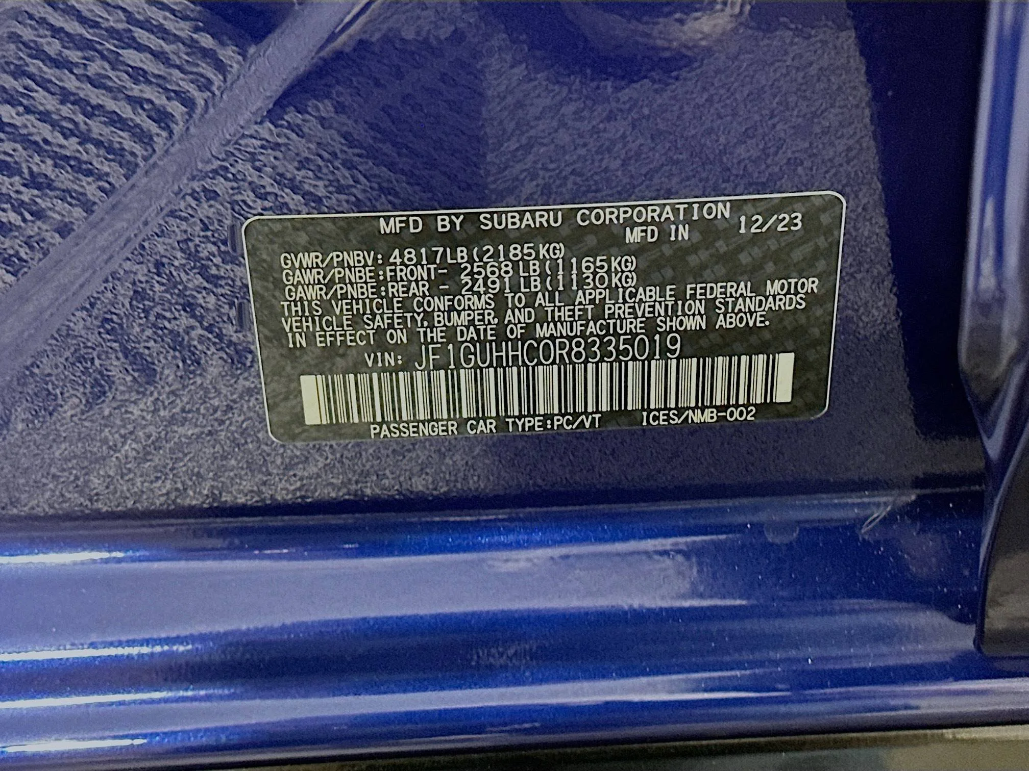 Used 2024 Blue Subaru 2.5RS image 30
