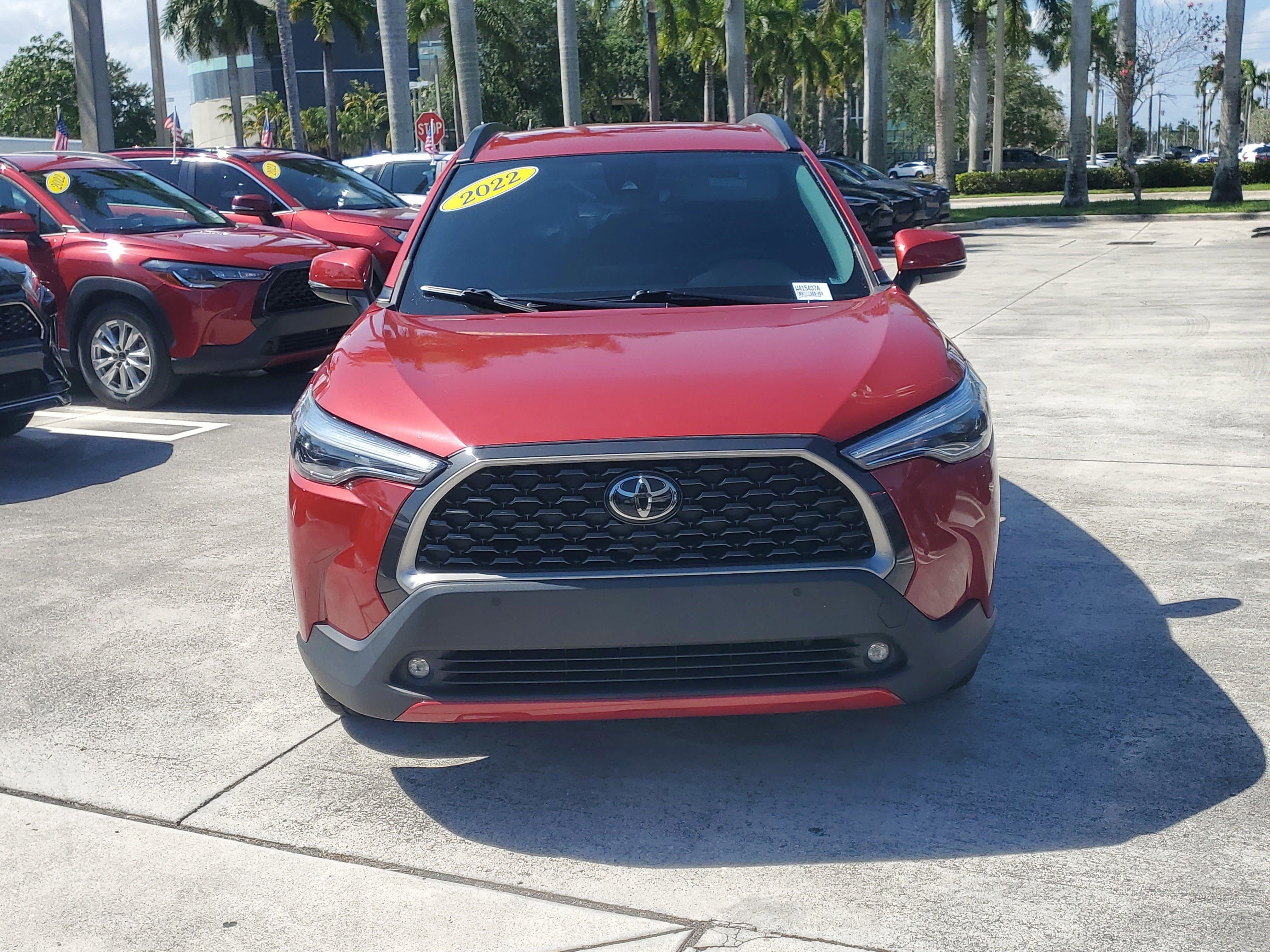 Used 2022 Barcelona Red Metallic Toyota XLE image 8