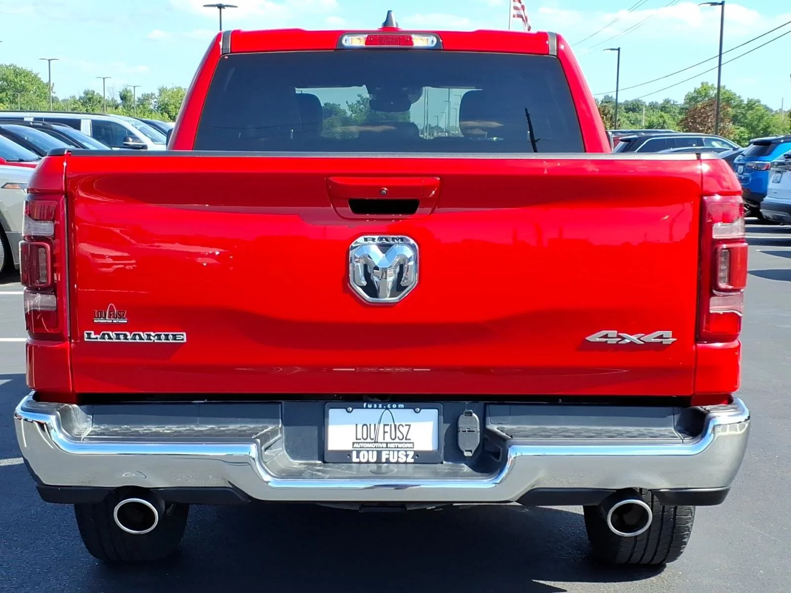 Used 2024 Flame Red Clearcoat Ram Laramie image 30