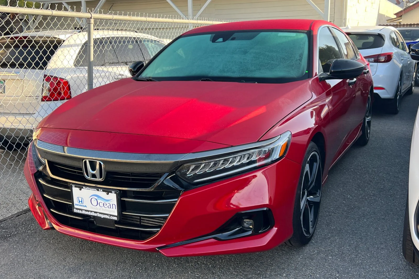 Certified Used 2022 Radiant Red Metallic Honda Sport Special Edition image 5