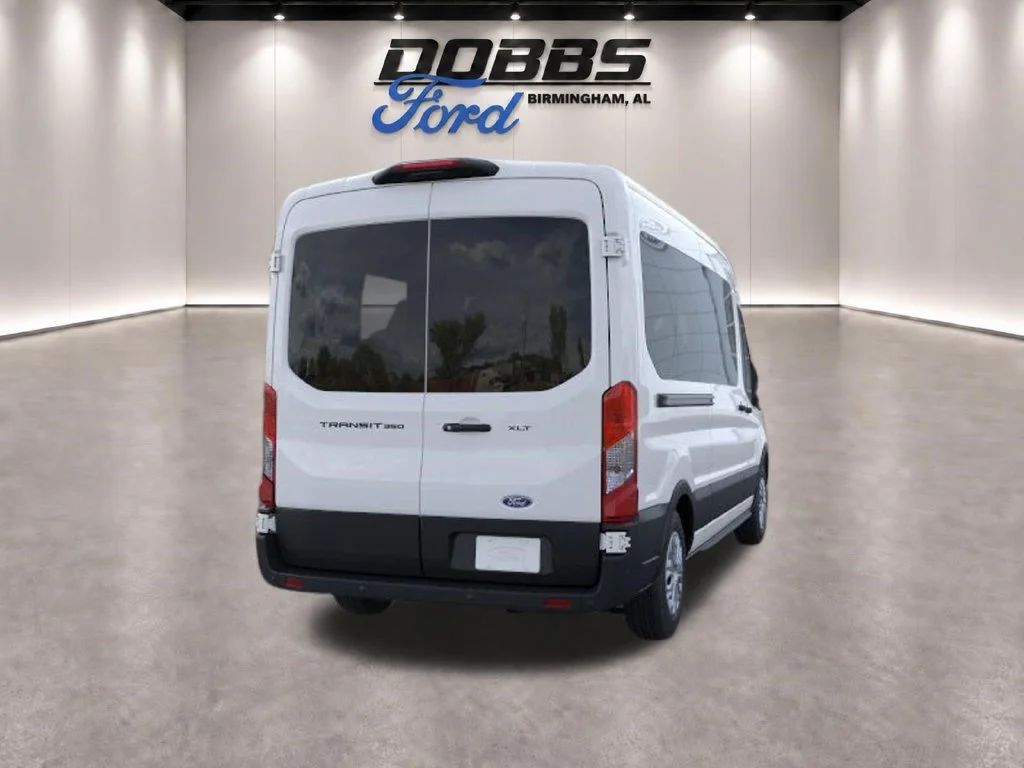 New 2026 Oxford White Ford Passenger Van XLT image 8