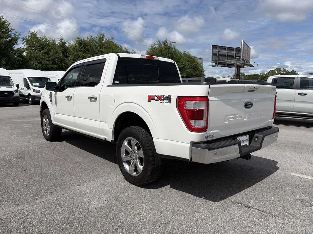 Used 2021 White Ford Lariat image 5