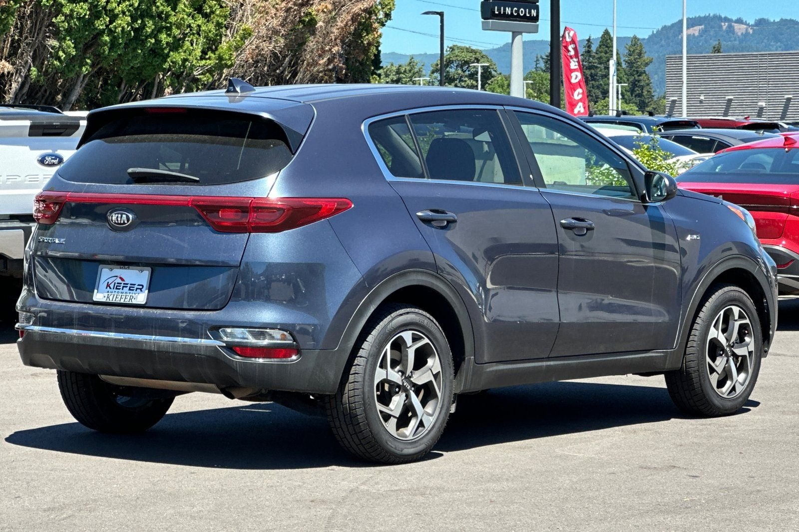 Used 2022 Blue Kia LX image 4