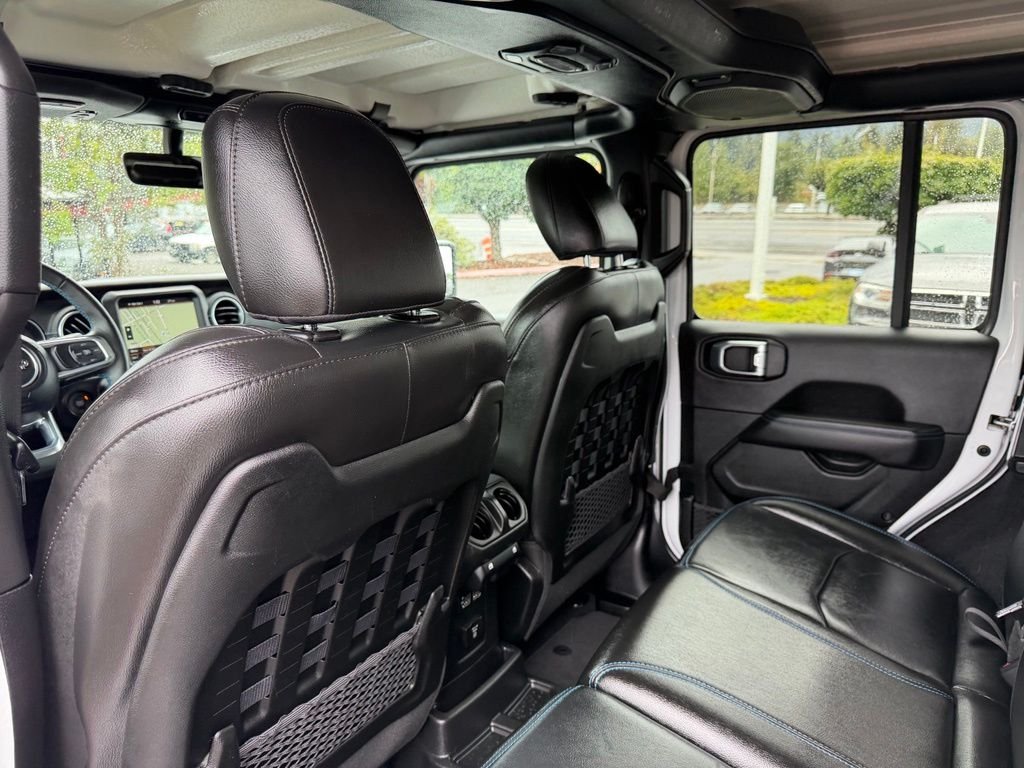 Used 2023 Bright White Clearcoat Jeep Rubicon 4xe image 30