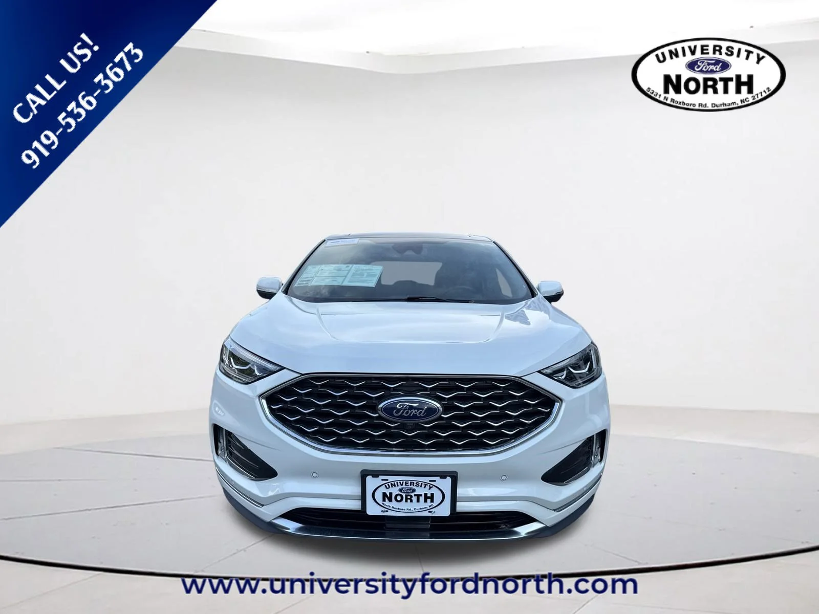 Used 2024 Star White Metallic Tri-Coat Ford Titanium image 2