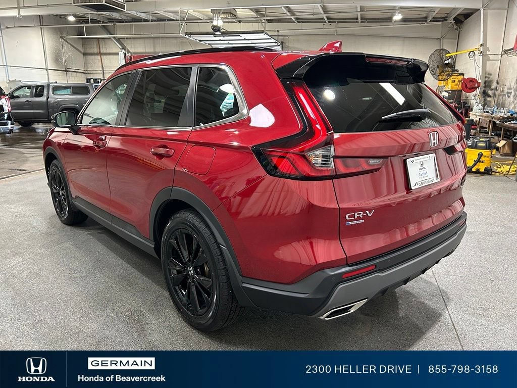 Certified Used 2023 Radiant Red Metallic Honda HYBRID AWD SP TRG image 37