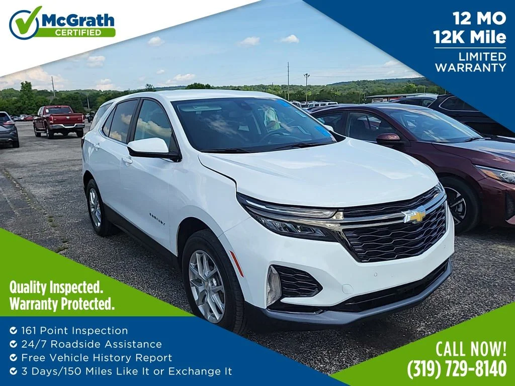 Certified Used 2024 White Chevrolet LT image 1