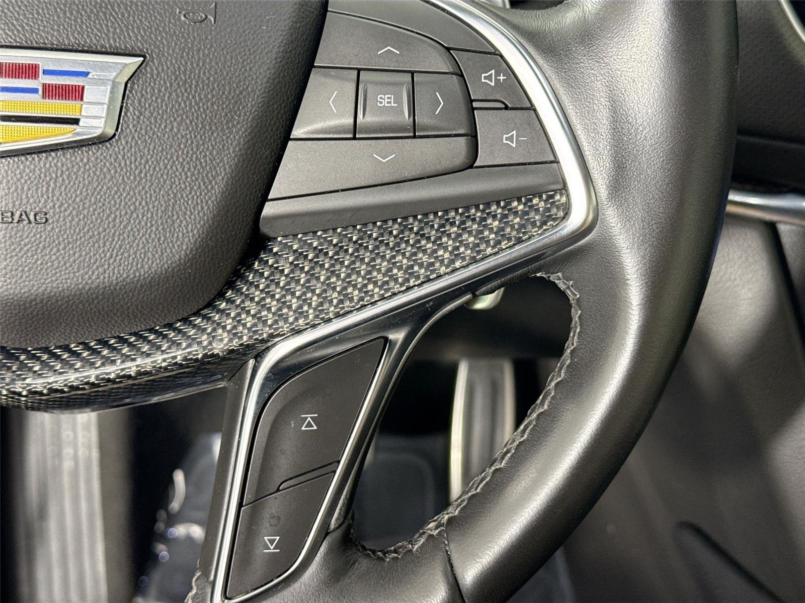 Used 2024 Stellar Black Metallic Cadillac AWD Sport image 19