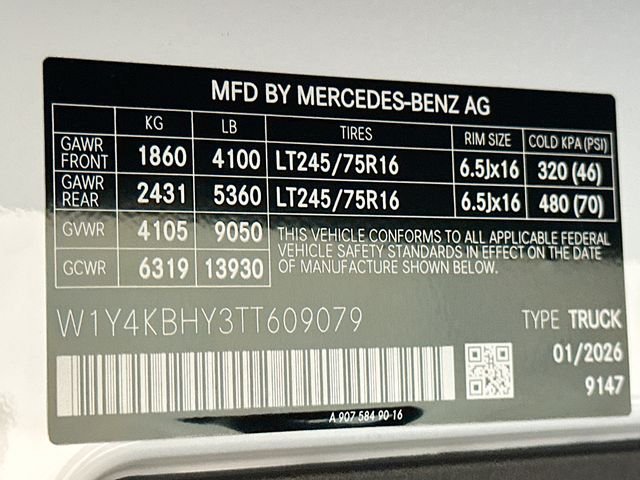 New 2026 Arctic White Mercedes-Benz Cargo 144 WB image 28