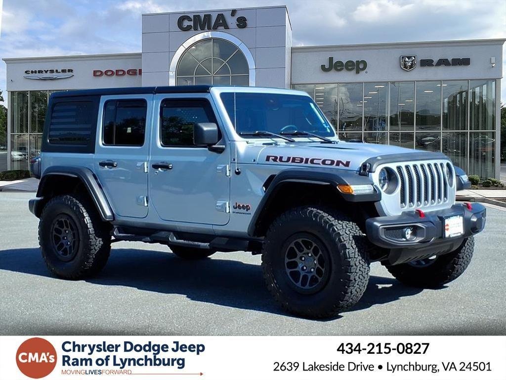 Used 2023 Silver Zynith Clearcoat Jeep Rubicon image 1